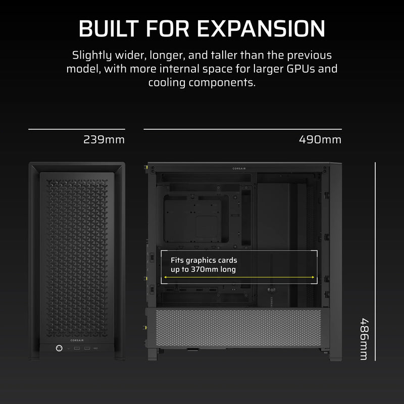 Corsair FRAME 4000D Midi Tower Black
