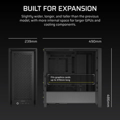 Corsair FRAME 4000D Midi Tower Black