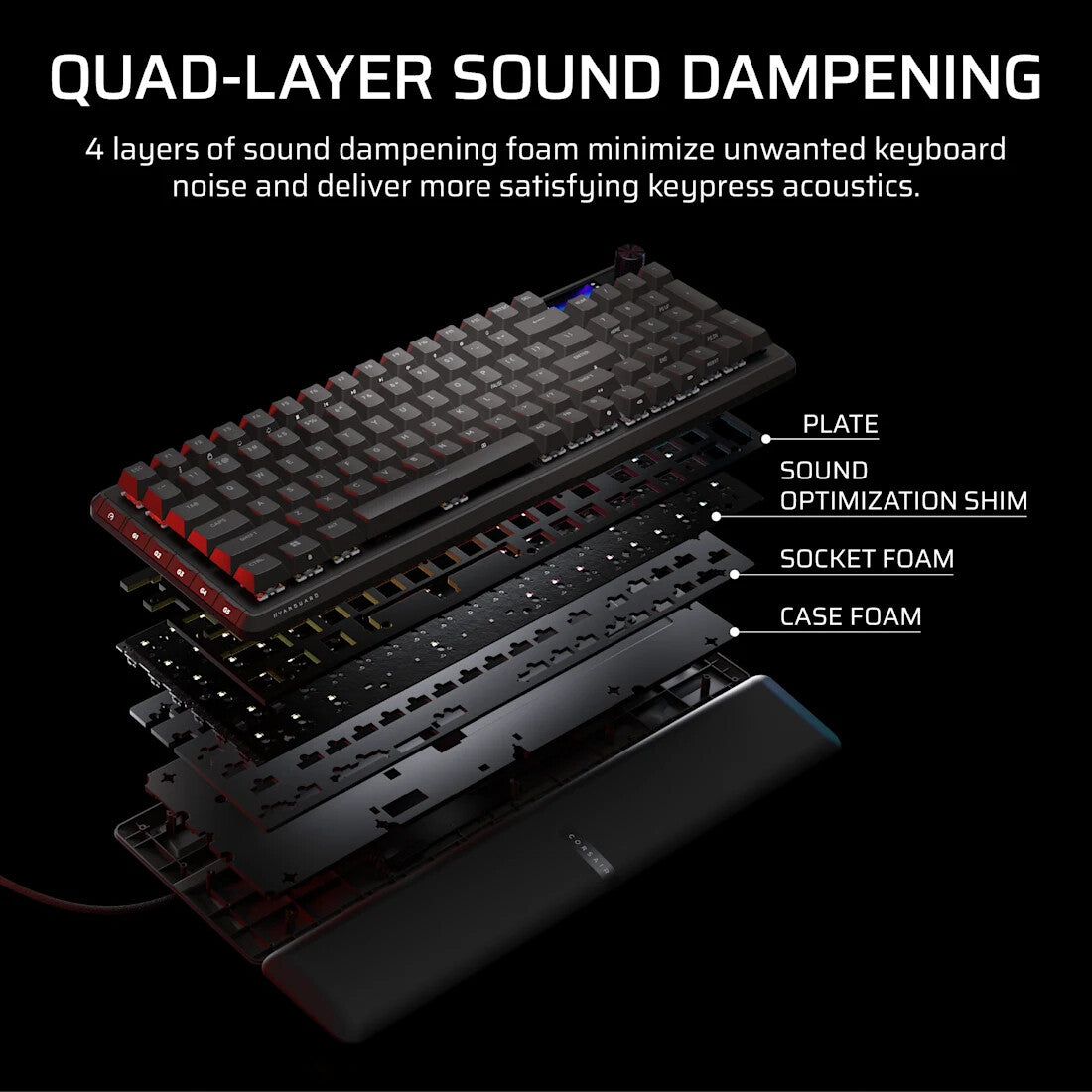 Corsair VANGUARD PRO 96 keyboard Gaming USB QWERTY UK English Black - image 11