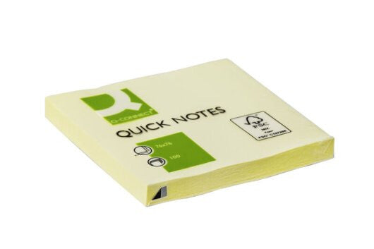 Q-CONNECT KF10502 note paper Rectangle Assorted colours 100 sheets
