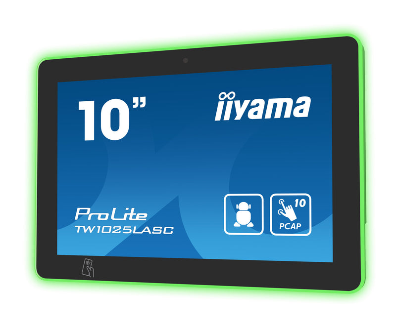 iiyama TW1025LASC-B1PNR computer monitor 25.6 cm (10.1") 1280 x 800 pixels LED Touchscreen