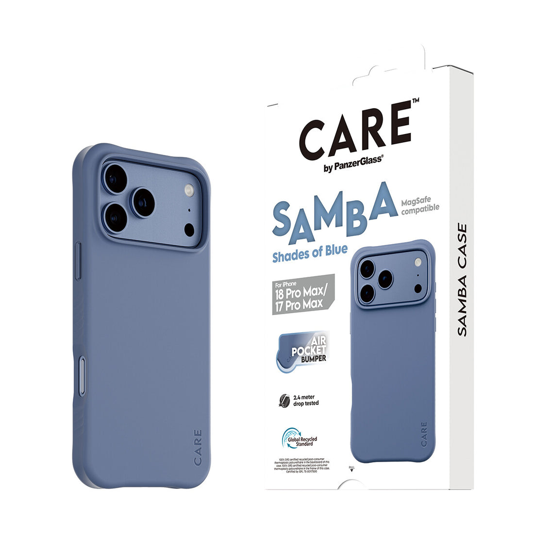 PanzerGlass CARE by Samba Case Shades of Blue w. MagSafe iPhone 18 Pro Max | 17 Pro Max - image 6
