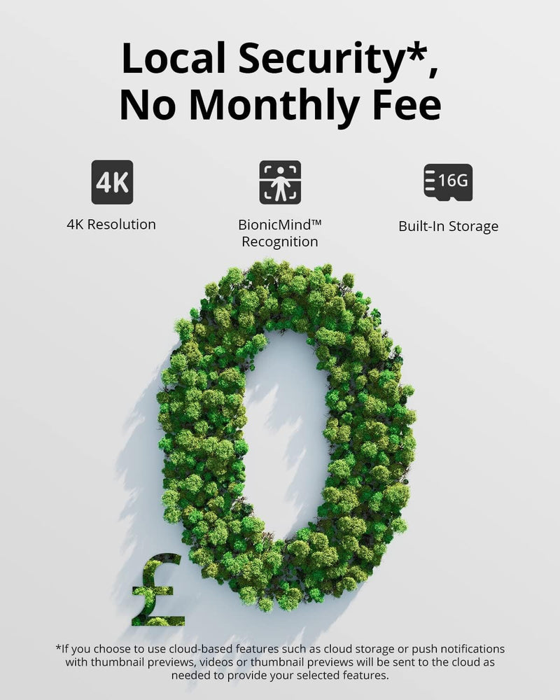 Eufy S330 4K Solar Add-On Smart Security Camera CCTV