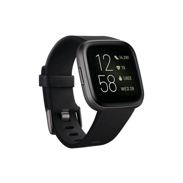 Fitbit Versa 2 3.55 cm (1.4") AMOLED 40 mm Digital 300 x 300 pixels Touchscreen Black, Grey Wi-Fi