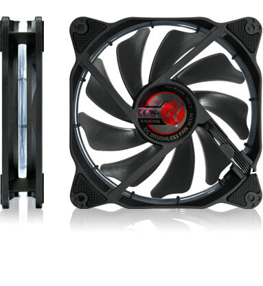 RAIJINTEK AURAS 12 Computer case Fan 12 cm Black
