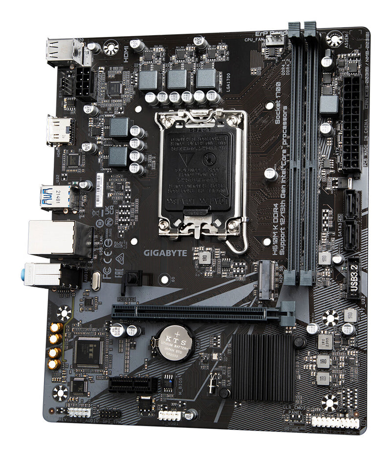 GIGABYTE H610M K DDR4 V2 motherboard Intel H610 Express LGA 1700 micro ATX
