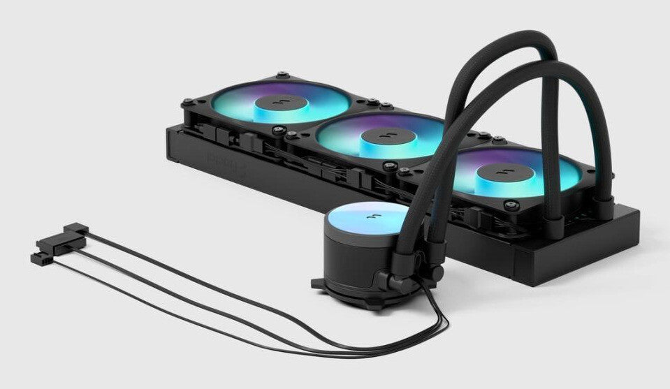 Fractal Design Radius 360 RGB Black Processor All-in-one liquid cooler 12 cm - image 5