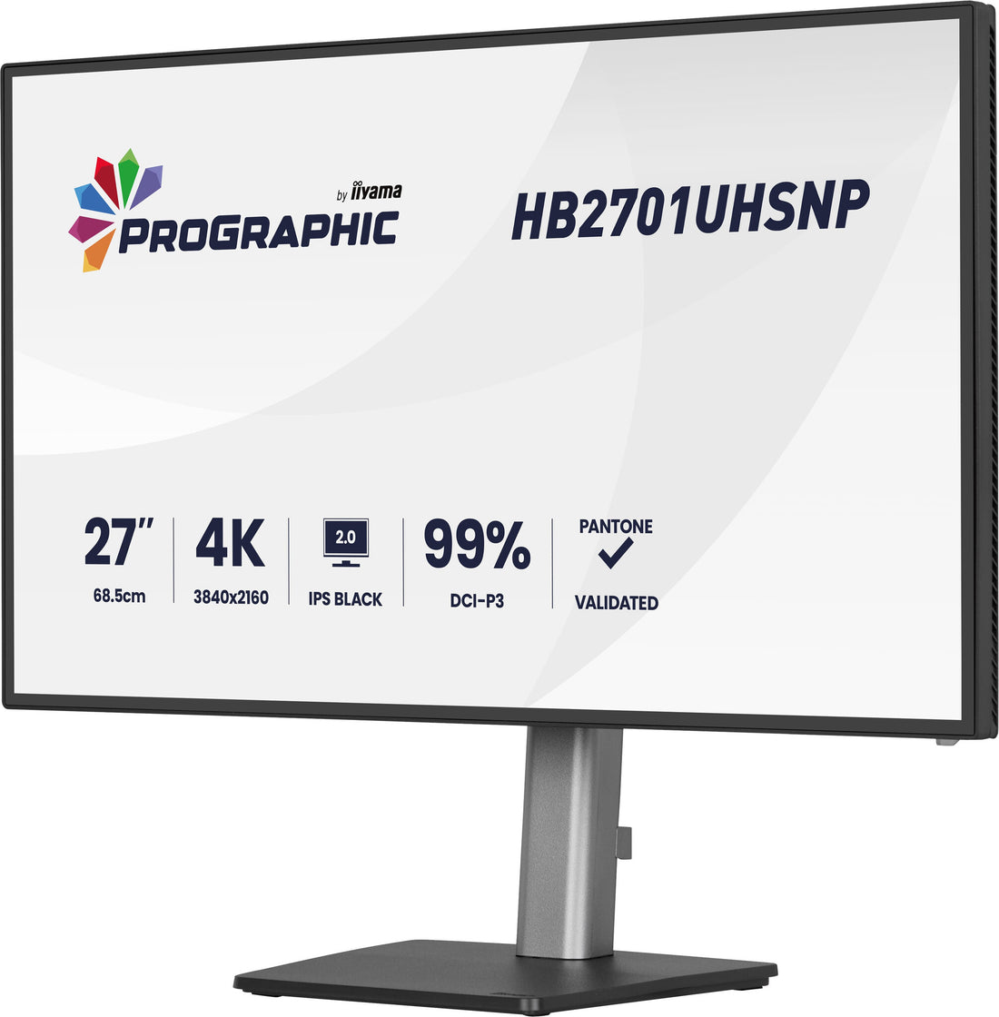 iiyama PROGRAPHIC HB2701UHSNP-B1 computer monitor 27" 3840 x 2160 pixels 4K Ultra HD LCD Black - image 4