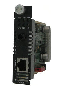 Perle CM-110-S1ST20U network media converter Internal 1310 nm Single-mode Black
