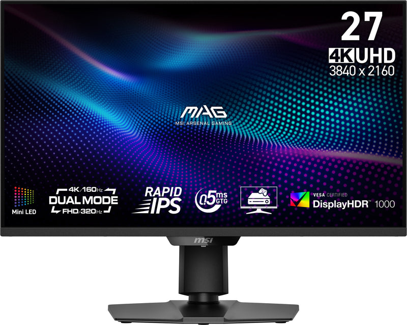 MSI MAG 274UPDF E16M computer monitor 68.6 cm (27") 3840 x 2160 pixels 4K Ultra HD LED Black