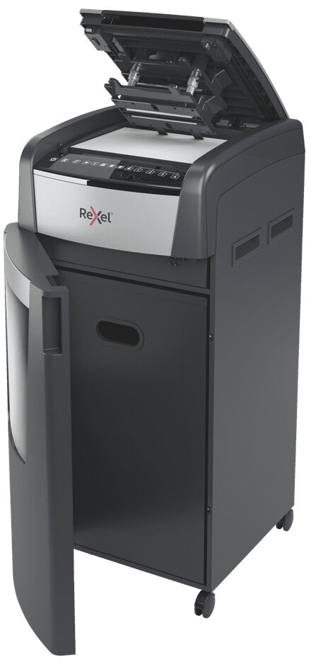 Rexel Optimum AutoFeed+ 750M paper shredder Micro-cut shredding 55 dB 23 cm Black, Silver - image 4