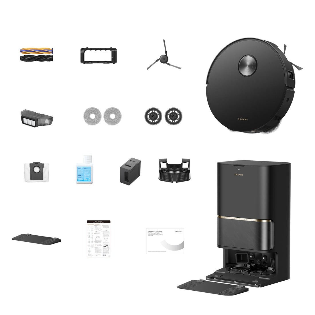Dreame L60 Ultra smart robot vacuum & mop - black - image 9