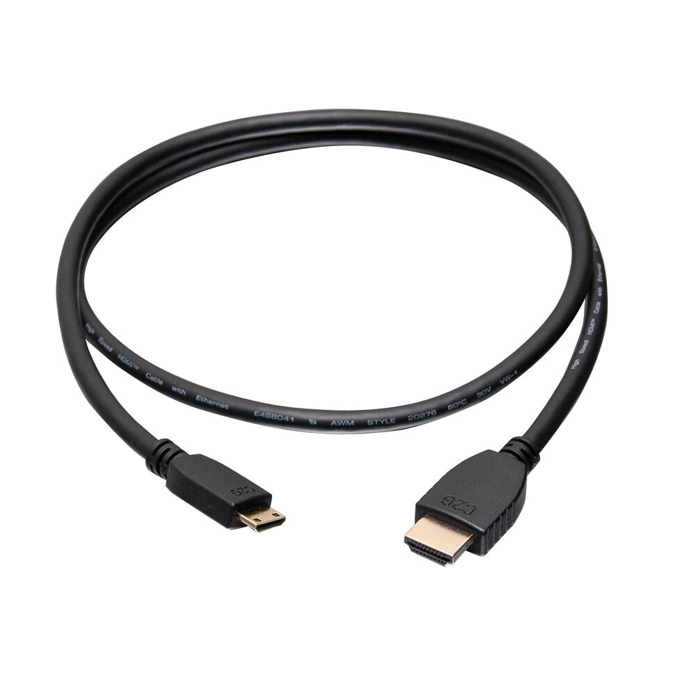 C2G 0.5m High Speed HDMI to Mini HDMI Cable with Ethernet - image 4