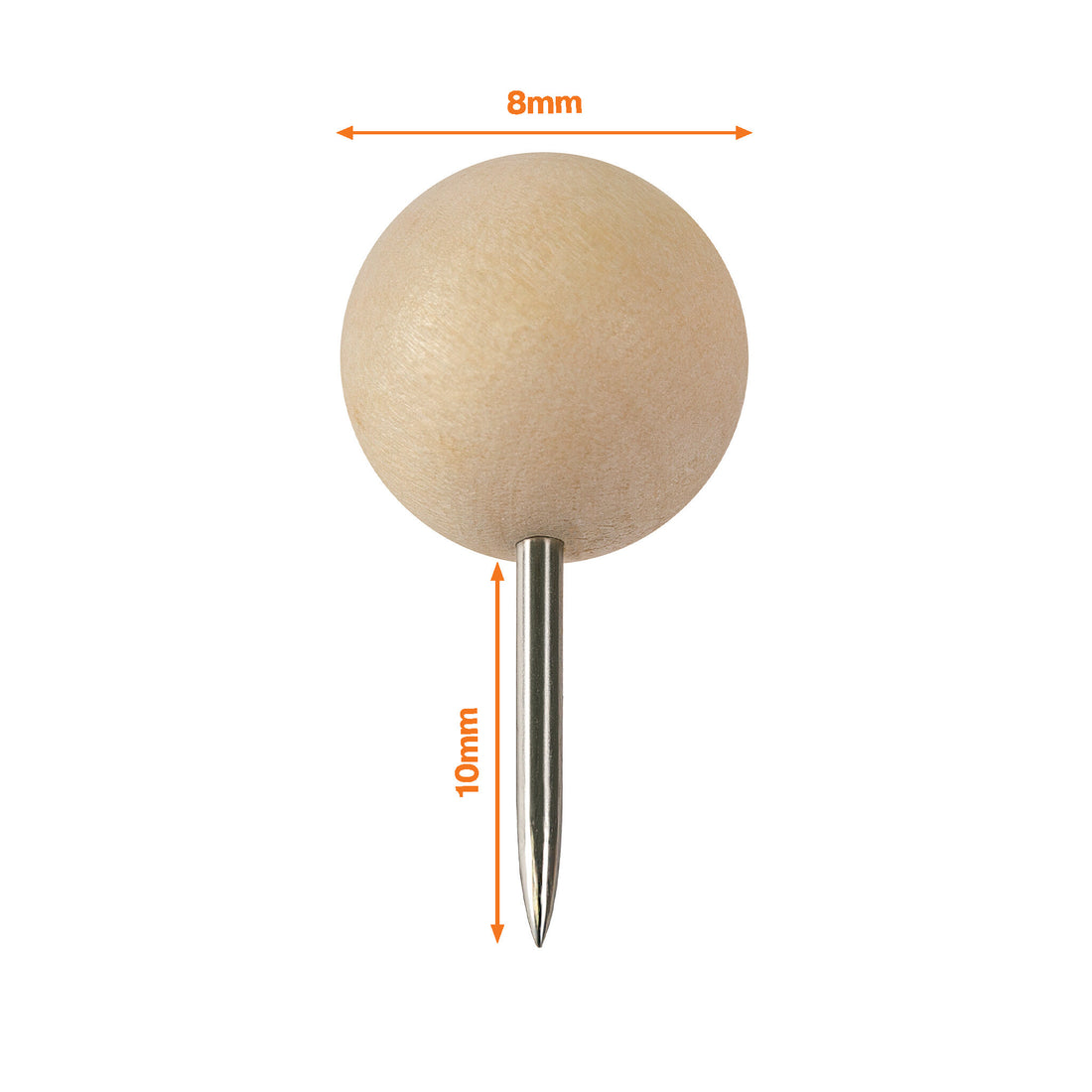 Nobo Notice Board Wooden Push Pins - 40pcs - image 3