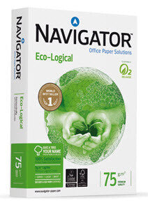 Navigator Eco-Logical 75g.m-2 printing paper White