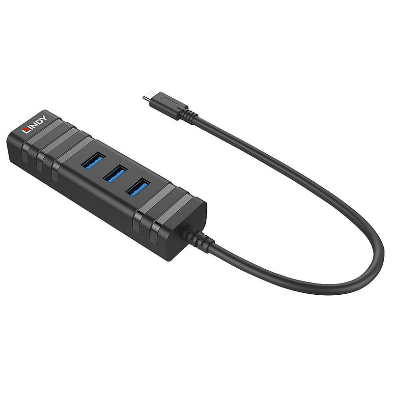Lindy USB 3.2 Type C Hub and Gigabit Ethernet Converter