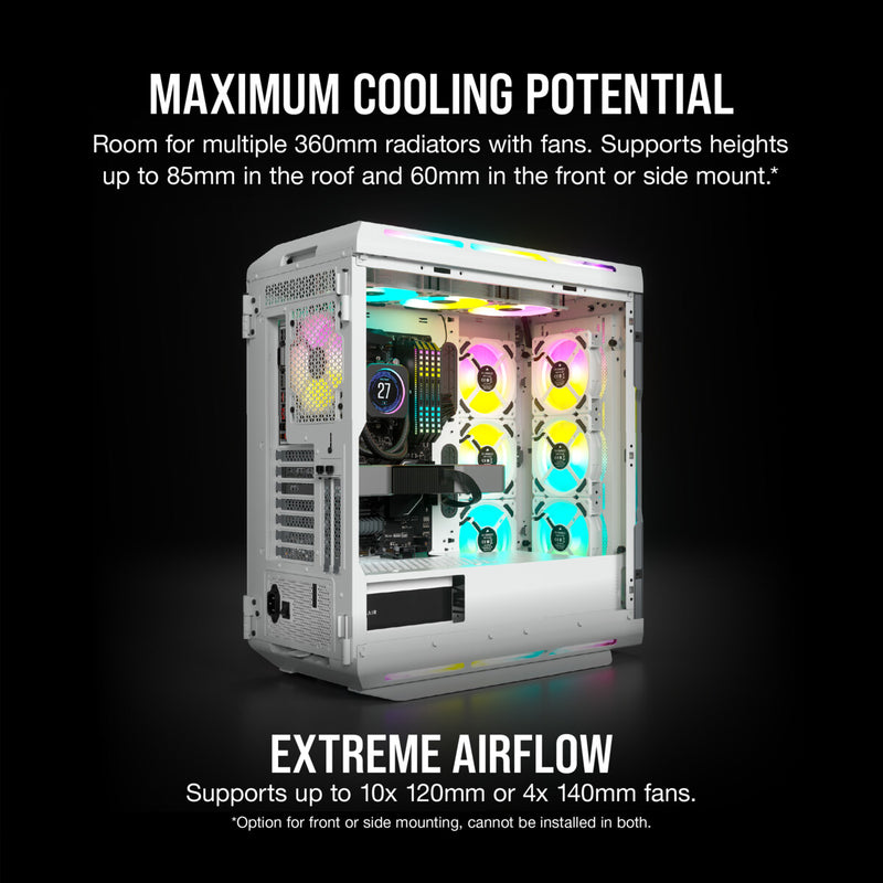 Corsair iCUE 5000T RGB Midi Tower White