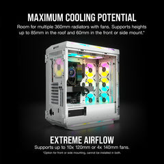 Corsair iCUE 5000T RGB Midi Tower White