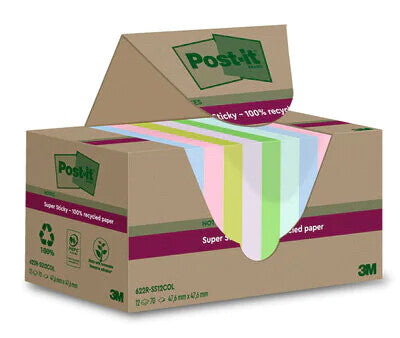 Post-It 7100284780 note paper Square Blue, Green, Pink, Purple, Yellow 70 sheets Self-adhesive - image 2