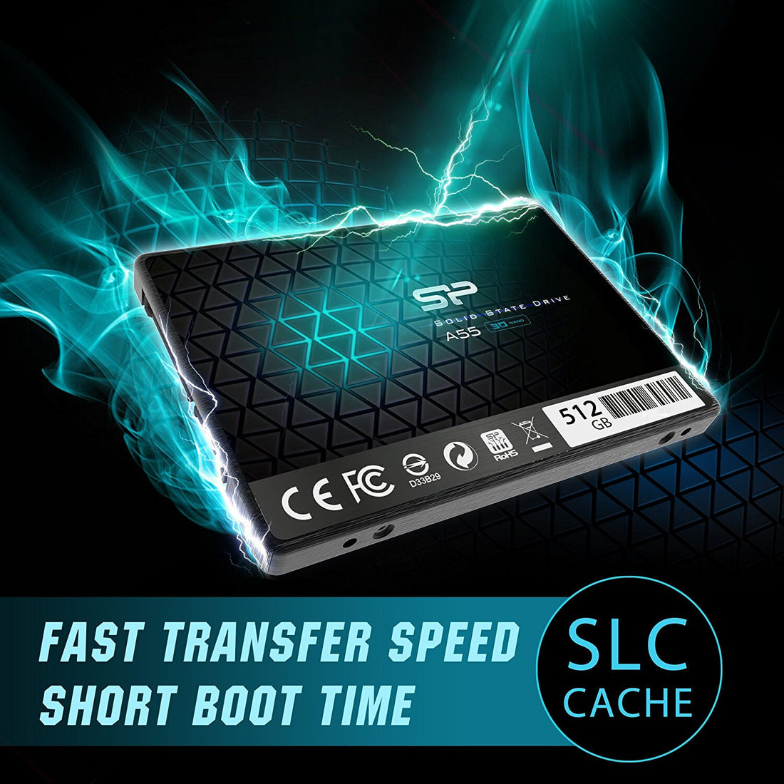 Silicon Power Ace A55 512 GB 2.5" Serial ATA III 3D TLC - image 4