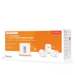 Netatmo Pack: Smart Thermostat + 3 Additional Smart Radiator Valves