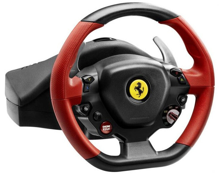 Thrustmaster Ferrari 458 Spider Black, Red USB Steering wheel + Pedals Xbox One