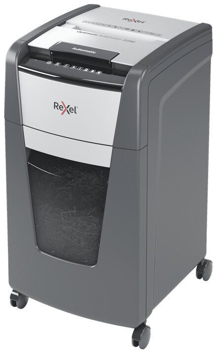 Rexel Optimum AutoFeed+ 225M paper shredder Micro-cut shredding 55 dB 23 cm Black, Silver - image 2
