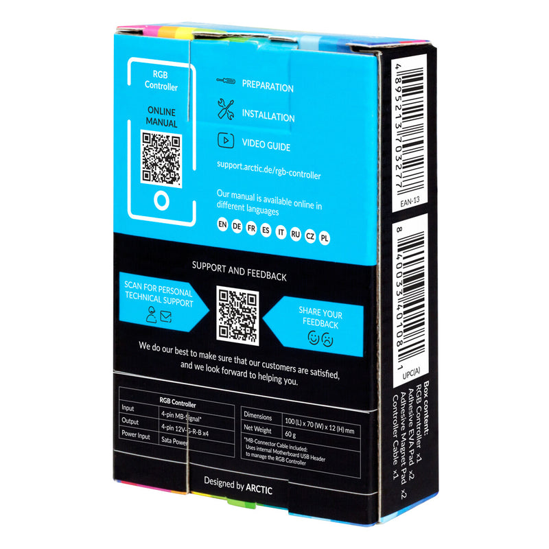 ARCTIC RGB Controller - Software Controlled RGB-LED Controller