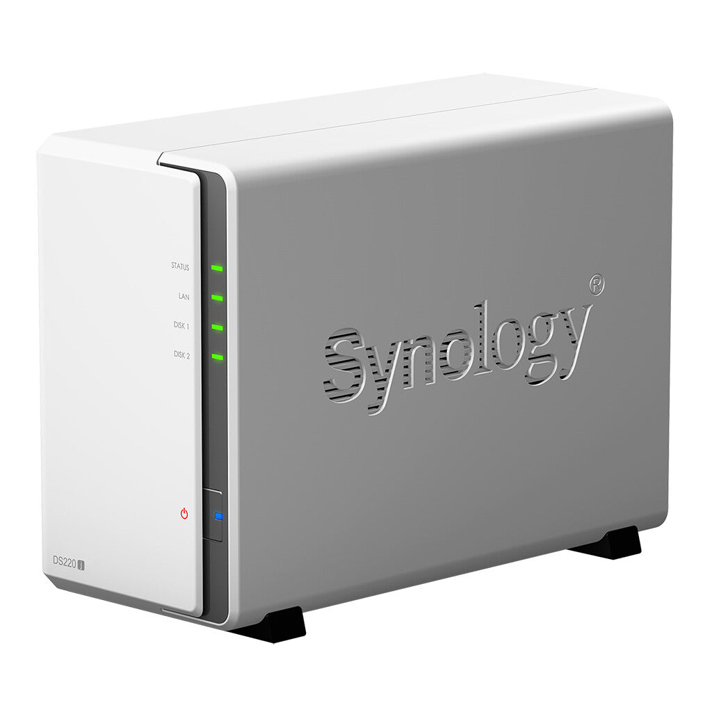 Synology DiskStation DS220j NAS Mini Tower Realtek RTD1296 0.512 GB DDR4 0 TB DiskStation Manager White - image 2