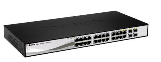 D-Link 26-Port Gigabit Smart Managed Switch including 2 SFP ports