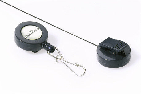 Durable 8221-58 Badge reel Black 10