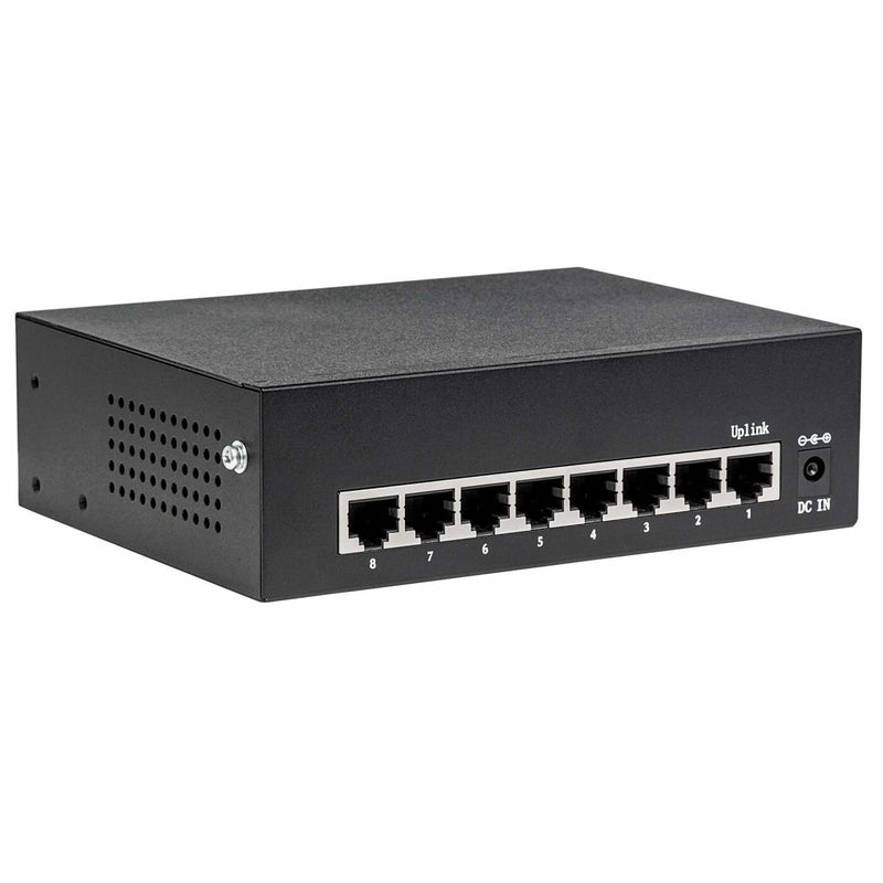 Intellinet 8-Port Gigabit Ethernet PoE+ Switch, IEEE 802.3at/af Power over Ethernet (PoE+/PoE) Compliant, 60 W, Desktop, Box
