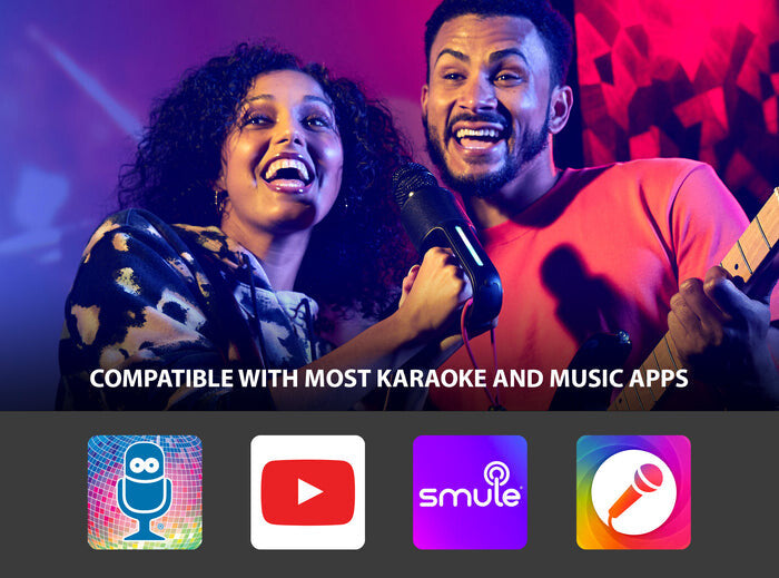 The Singing Machine Move Mic Black Karaoke microphone