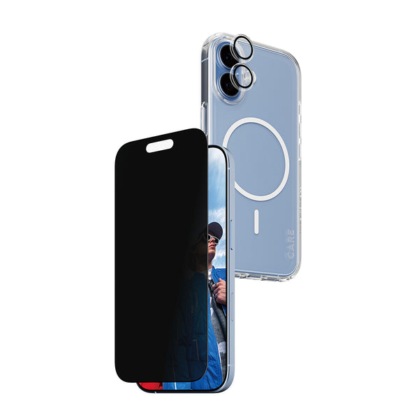 PanzerGlass ® | CARE™ by ® 3-in-1 Privacy Bundle iPhone 17