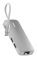 LINQ byELEMENTS 8in1 Pro Studio USB-C 10Gbps Multiport Hub with PD, 8K HDMI and 2.5Gbe Ethernet