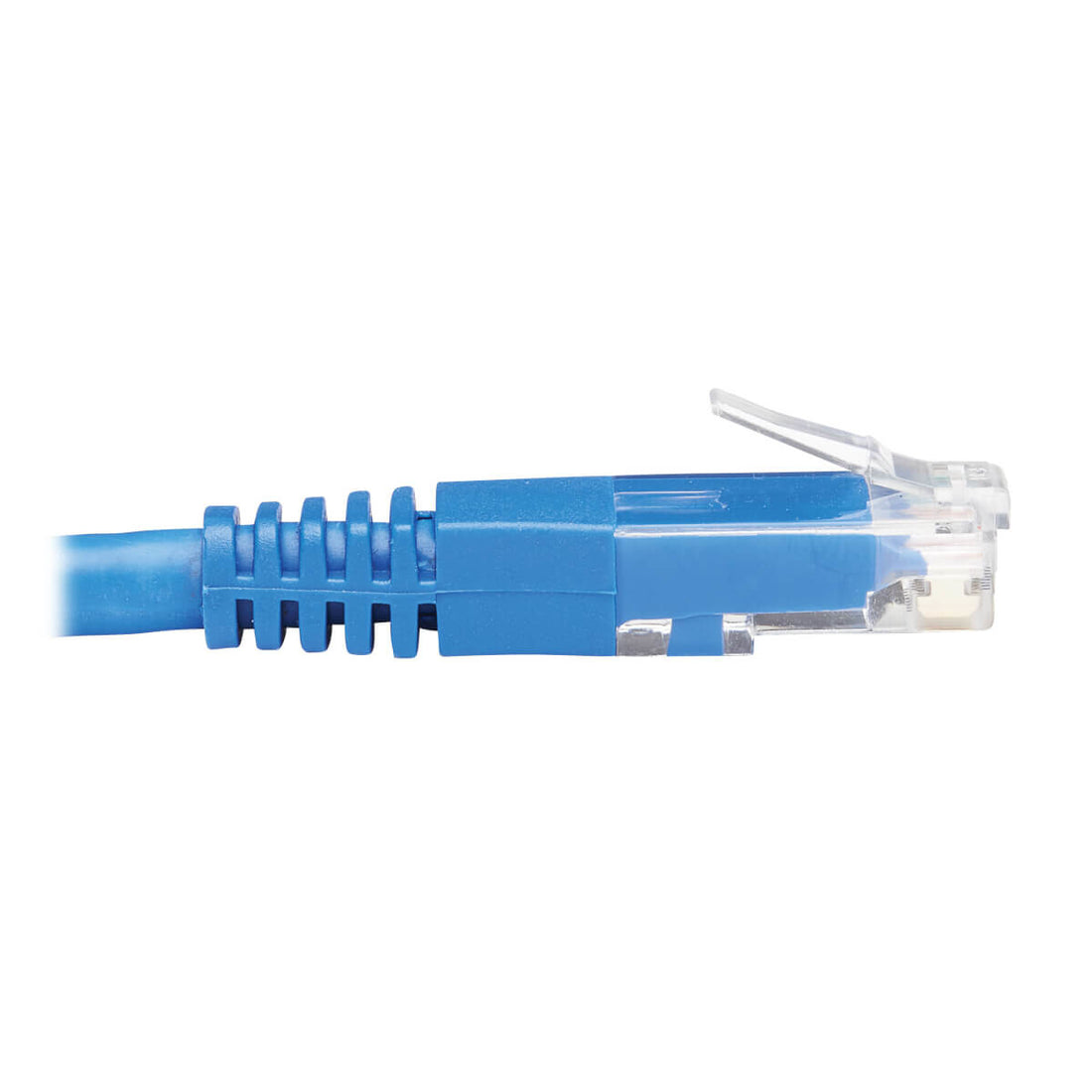 Tripp Lite N204-015-BL-LA Left-Angle Cat6 Gigabit Molded UTP Ethernet Cable (RJ45 Left-Angle M to RJ45 M), Blue, 15 ft. (4.57 m)