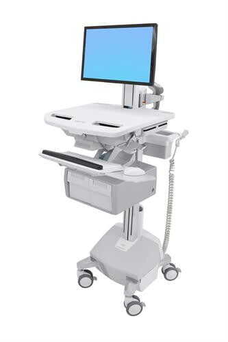 Ergotron StyleView White Flat panel Multimedia cart