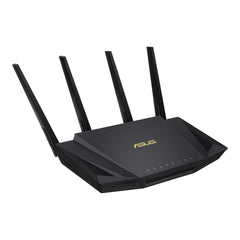 ASUS RT-AX58U wireless router Gigabit Ethernet Dual-band (2.4 GHz / 5 GHz) Black