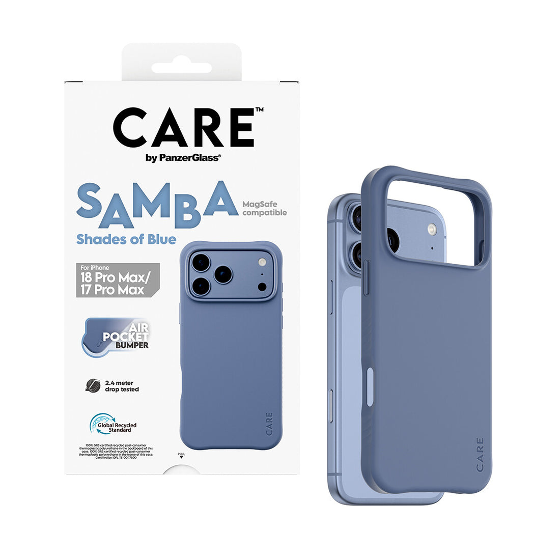 PanzerGlass CARE by Samba Case Shades of Blue w. MagSafe iPhone 18 Pro Max | 17 Pro Max - image 5