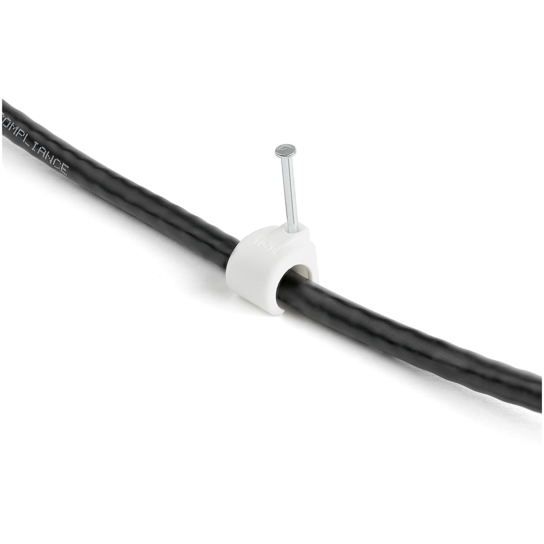 StarTech.com 100 Pack Extra Large Cable Clips with Nail - Reusable - Nail-in Clamps - Wire Holding Clips - image 5