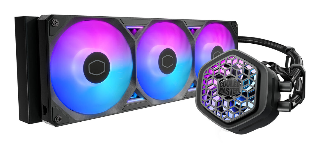 Cooler Master MasterLiquid Atmos II 360 VRM Fan Black Processor All-in-one liquid cooler 12 cm
