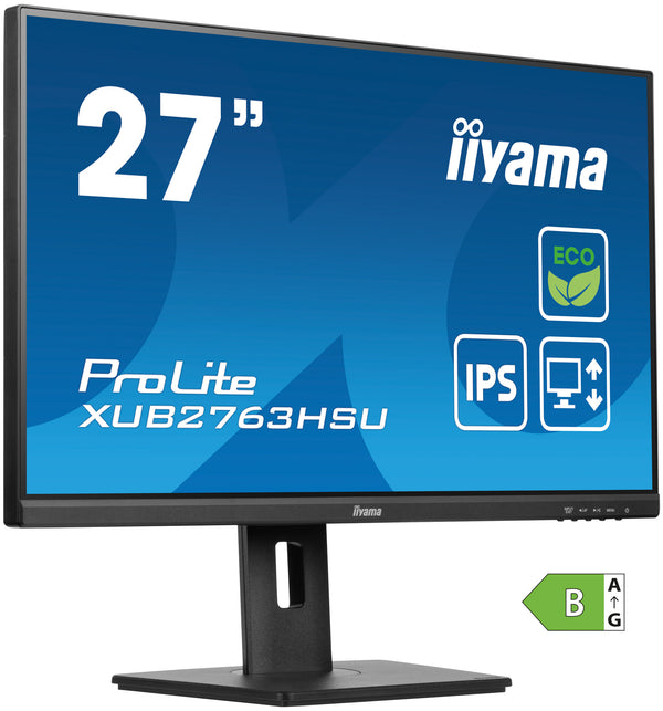 iiyama ProLite 27” IPS Full HD Monitor (XUB2763HSU-B1)