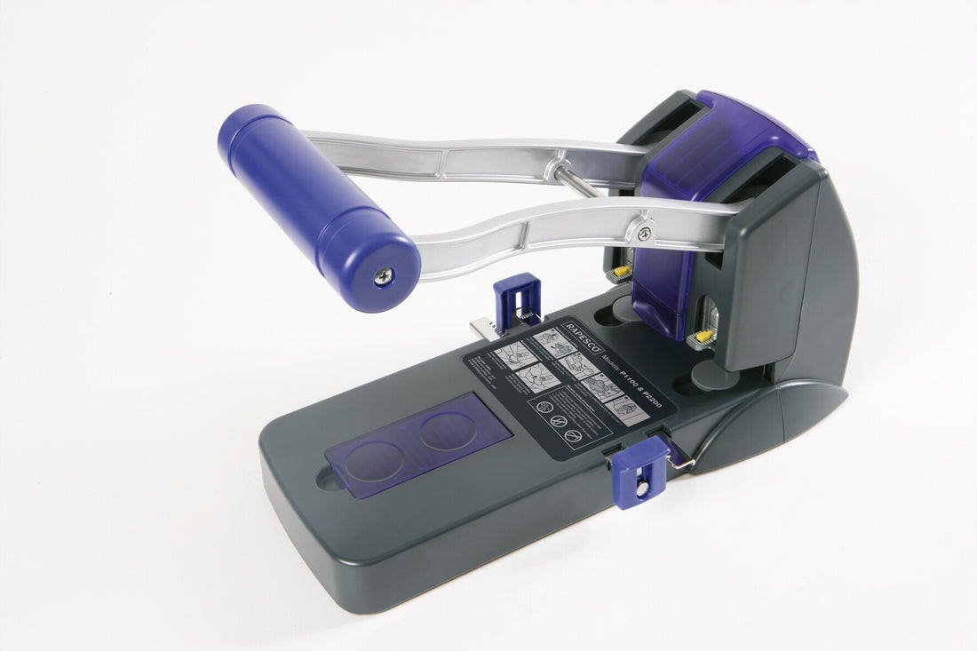 Rapesco P2200 hole punch Black, Blue