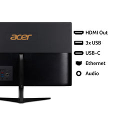Acer Aspire C24-1800 All-in-One desktop - Intel Core i5, 8GB, 512GB SSD, 23.8″ Full HD display, Windows 11