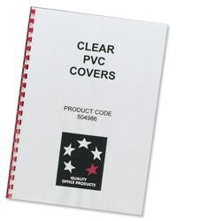 5Star 916353 binding cover A4 PVC Transparent 100