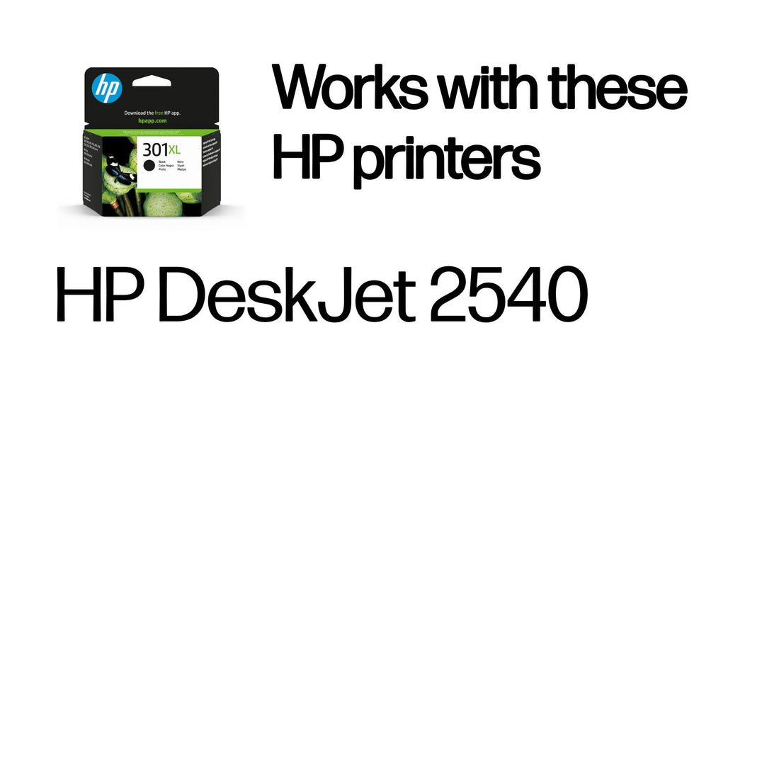 HP 301XL High Yield Black Original Ink Cartridge - image 3