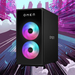 HP OMEN 35L Gaming Desktop GT16-0004na PC AMD Ryzen™ 7 8700G 16 GB DDR5-SDRAM 1 TB SSD NVIDIA GeForce RTX 4060 Windows 11 Home Tower Black