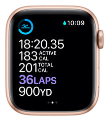 Apple Watch Series 6 GPS, 40mm Gold Aluminium Case with Pink Sand Sport Band - Regular