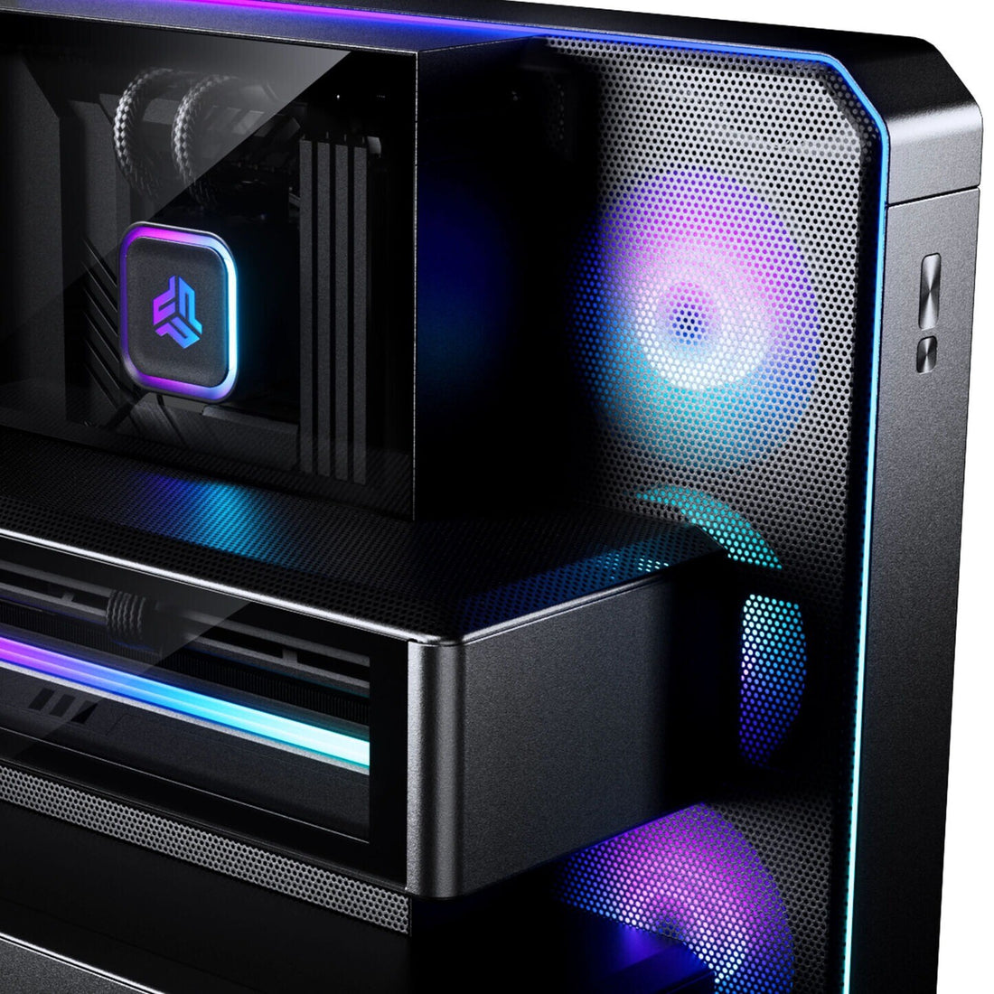 Phanteks EX5 PLUS Mid Tower Chamber Case with 360 AIO - Satin Black