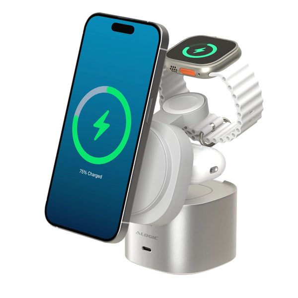 ALOGIC PowerPod 4-in-1 Qi2 Fast Wireless Charging Stand